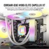 CORSAIR CPU hűtő iCUE H100i ELITE CAPELLIX XT (vízhűtés), 2 Ventilátoros, LGA1700 támogatással, fehér