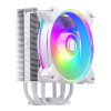 COOLER MASTER CPU hűtő HYPER 212 HALO WHITE ARGB, LGA1700 támogatással, fehér