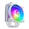 COOLER MASTER CPU hűtő HYPER 212 HALO WHITE ARGB, LGA1700 támogatással, fehér