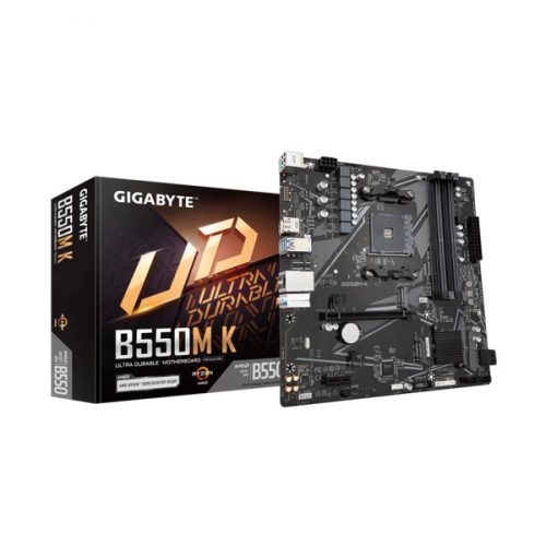 GIGABYTE Alaplap AM4 B550M K AMD B550, mATX