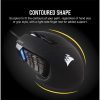 CORSAIR Vezetékes Egér Gaming, SCIMITAR RGB ELITE, 17 programozható gomb, RGB Világítás, 18000dpi, fekete