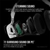 CORSAIR Vezeték Nélküli Headset, VOID RGB ELITE Wireless Premium Gaming, 7.1 Hangzás, RGB, fehér