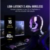 CORSAIR Vezeték Nélküli Headset, VOID RGB ELITE Wireless Premium Gaming, 7.1 Hangzás, RGB, fehér