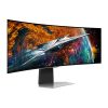 SAMSUNG Ívelt Gaming 240Hz OLED monitor 49" G95SC, 5120x1440, 32:9, 250cd/m2, 0.03ms, HDMI/DP/3xUSB/WiFi/BT, hangszóró