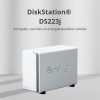 SYNOLOGY NAS 2 fiókos DS223j Realtek RTD1619B 4x1,7GHz, 1GB DDR4, 1x1GbE, 2xUSB3.2Gen1