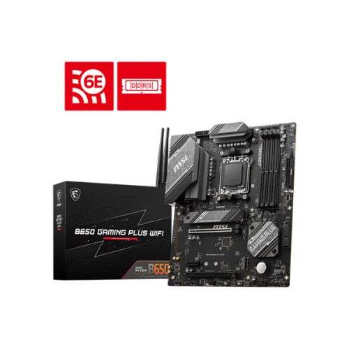 MSI Alaplap AM5 B650 GAMING PLUS WIFI AMD B650, ATX