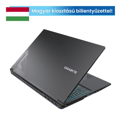 GIGABYTE G7 KF 17.3" FHD (144Hz), Core i5-12500H (12C/4.5Ghz), 16GB, 512GB SSD, RTX 4060, Magyar billentyű