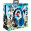 KONIX - ONE PIECE 2.0 Fejhallgató Vezeték Nélküli Bluetooth Gaming Stereo, Mikrofon, Fekete-Kék