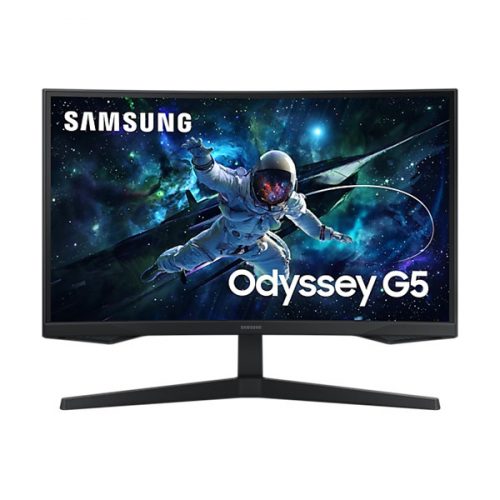 SAMSUNG Ívelt Gaming 165Hz VA monitor 32" G55C, 2560x1400, 16:9, 300cd/m2, 1ms, HDMI/DisplayPort