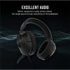 CORSAIR Vezetékes Headset, HS55 Gaming, Ultrakönnyű, Jack dugós, fekete