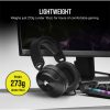 CORSAIR Vezetékes Headset, HS55 Gaming, Ultrakönnyű, Jack dugós, fekete