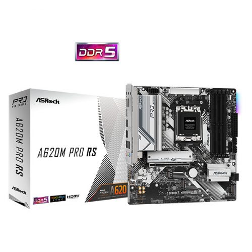 ASROCK Alaplap AM5 A620M PRO RS AMD A620, mATX