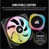 CORSAIR CPU hűtő iCUE LINK H100i RGB AIO (vízhűtés), 2 Ventilátorots, LGA1700 támogatással, fekete