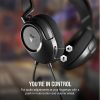 CORSAIR Vezetékes Headset, HS35 SURROUND v2 Gaming, Multiplatform, fekete