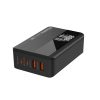 COLORWAY USB töltő, AC Charger Power Delivery GaN (2USB-A + 2USB TYPE-C) (100W) fekete (CW-CHS041PD-BK)