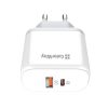 COLORWAY USB töltő adapter, Power Delivery Port PPS USB (Type-C PD + USB QC3.0) (45W) white (CW-CHS042PD-WT)