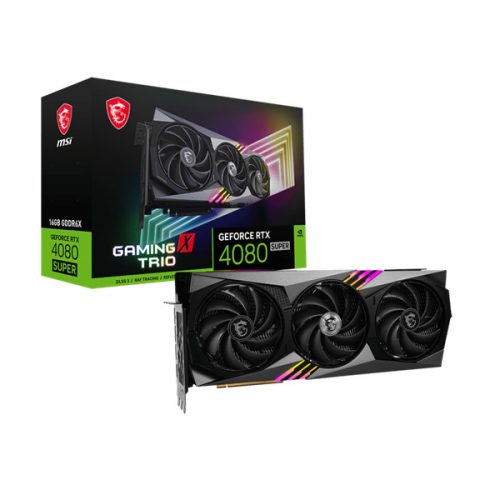 MSI Videokártya PCI-Ex16x nVIDIA RTX 4080 SUPER GAMING X TRIO 16GB DDR6X