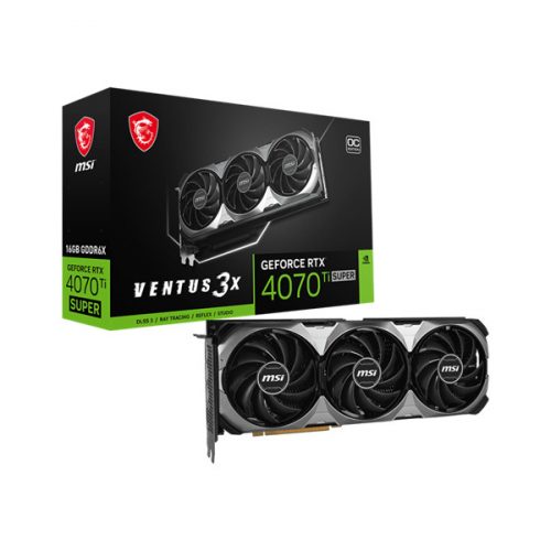 MSI Videokártya PCI-Ex16x nVIDIA RTX 4070 TI SUPER VENTUS 3X OC 16GB DDR6X