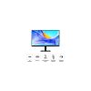 SAMSUNG IPS monitor B2B 27" S80UD, 3840x2160, 16:9, 350cd/m2, 5ms, LAN/HDMI/DisplayPort/3xUSB/USB-C, Pivot