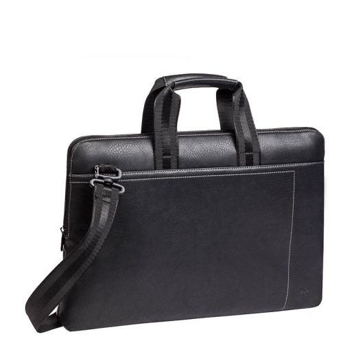 RivaCase 8930 Orly (PU) slim Laptop Bag 15,6" Black