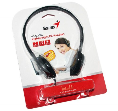 Genius HS-M200C Headset Black