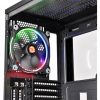 Thermaltake View 31 TG RGB táp nélküli Mid Tower számítógépház fekete Tempered Glass