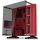 Thermaltake Core P3 Tempered Glass Red Edition táp nélküli ablakos Mid Tower számítógépház piros