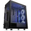 Thermaltake Versa J24 Tempered Glass RGB Edition táp nélküli ablakos Mid Tower számítógépház fekete