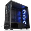 Thermaltake V200 Tempered Glass RGB Edition táp nélküli ablakos Mid Tower számítógépház fekete