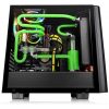 Thermaltake View 21 Tempered Glass RGB Plus Edition táp nélküli ablakos Mid Tower számítógépház fekete