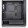 Thermaltake Divider 370 TG ARGB táp nélküli ablakos Mid Tower számítógépház fekete