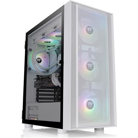 Thermaltake H570 TG ARGB Snow táp nélküli ablakos Mid Tower számítógépház fehér