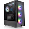 Thermaltake View 200 TG ARGB táp nélküli ablakos Mid Tower számítógépház fekete