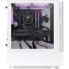 Thermaltake View 200 TG ARGB Snow táp nélküli ablakos Mid Tower számítógépház fehér