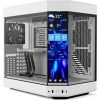 HYTE Y60 táp nélküli ablakos Mid Tower számítógépház fehér + HYTE Y60 DIY LCD panel