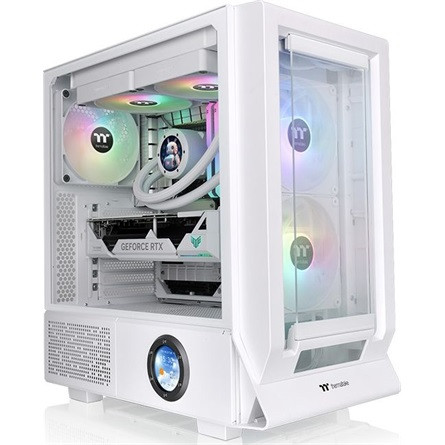 Thermaltake Ceres 350 MX Snow White táp nélküli ablakos Mid Tower számítógépház fehér