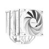 DeepCool CPU Cooler - AK620 WH (28 dB; max, 117,21 m3/h; 4pin csatlakozó, 6 db heatpipe, 2x12cm, PWM)