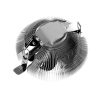 ID-Cooling CPU Cooler - DK-01S (23,8dB; max. 48,76 m3/h; 3pin csatlakozó, 8cm)