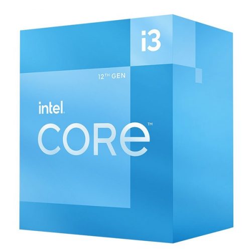 Intel Processzor - Core i3-12100 (3300Mhz 12MBL3 Cache 10nm 60W skt1700 Alder Lake) BOX