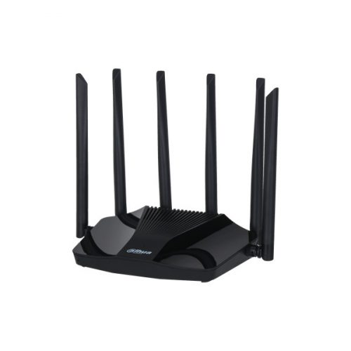 Dahua Router WiFi AC1200 - WR5210-IDC (300Mbps 2,4GHz + 867Mbps 5GHz; 4port 1Gbps, 1xUSB2.0; MU-MIMO)