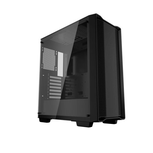 DeepCool Számítógépház - CC560 Limited (fekete, ablakos, venti nélkül, Mini-ITX / Micro-ATX / ATX, 1xUSB3.0, 1xUSB2.0)