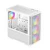 DeepCool Számítógépház - CH560 WH (fehér, 3x14cm + 1x12  A-RGB ventilllátor, E-ATX, 2xUSB3.0)