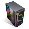 Spirit of Gamer Számítógépház - Deathmatch 3 RGB (fekete, ablakos, 2x12cm, ventilátor mATX, ITX, 1xUSB3.0, 2xUSB2.0)