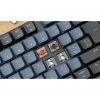 Keychron K13 Pro Bluetooth / USB-C angol Gateron low-profile MX 2.0 Mechanical Red mechanikus billentyűzet fekete-kék