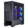 Cooler Master Midi - MasterBox MB511- MCB-B511D-KGNA65-RGA + 650W TÁP