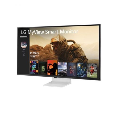 LGitor 43" Smart - 43SQ700S-W (IPS; 16:9; 4K 3840x2160; 5ms; 300cd; 2xHDMI; USBx3; USB-C, Spkr, WiFi, WebOS, BT, LAN