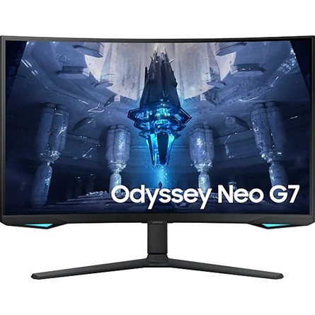 Samsung Odyssey Neo G7 32" ívelt Quantum Dot VA MiniLED gaming monitor fekete 165Hz G-Sync / FreeSync Premium Pro