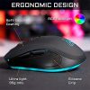 The G-Lab Vezeték nélküli Gamer Egér - KULT NEON (2400 DPI, 7 gomb, makro,  RGB LED, fekete)