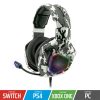 Spirit of Gamer Fejhallgató - ELITE H50 Arctic (MultiPlatform, RGB, 3.5mm Jack, mikrofon, hangerőszabályzó, nagy-párnás)