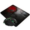 Spirit of Gamer Egér+Egérpad - Elite-M10 (Ajándék egérpad; Optikai, USB, 5000DPI, 8 gomb, harisnyázott kábel, fekete)